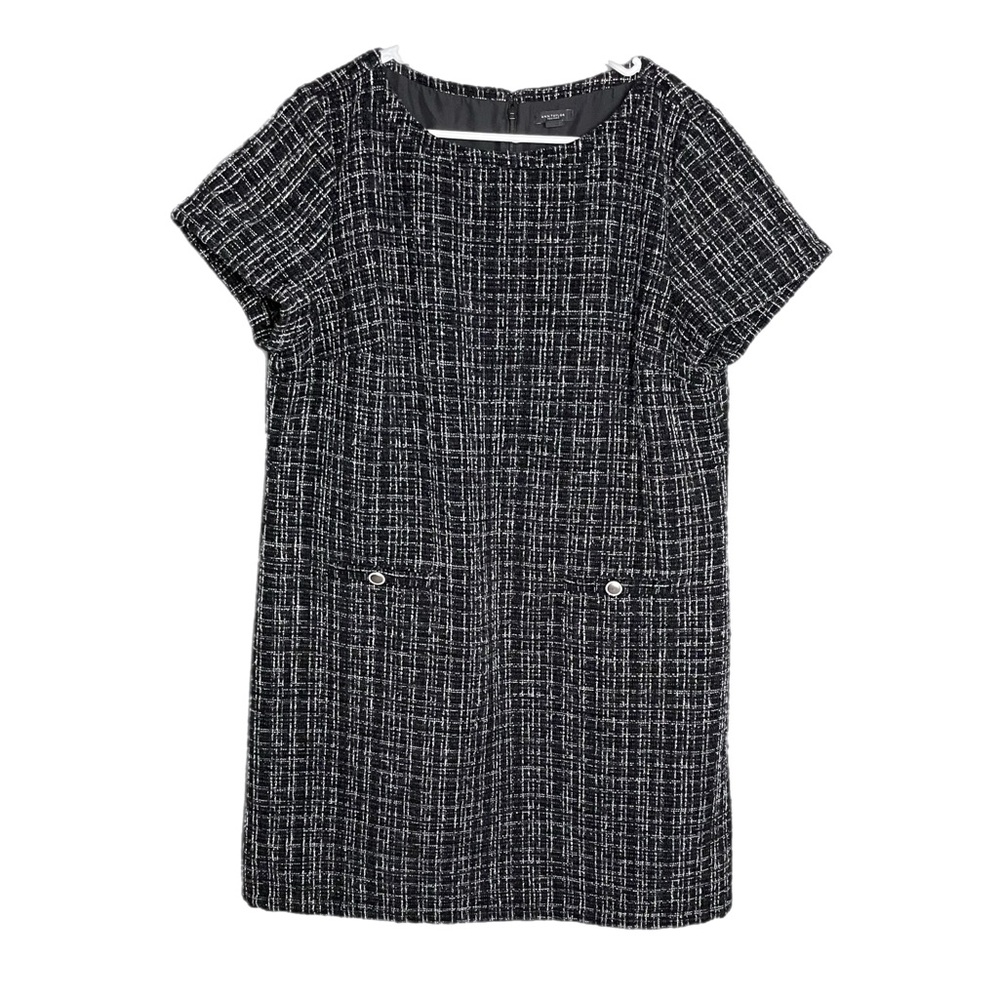 Ann Taylor Short Sleeve Shift Midi Dress Women’s Size 16